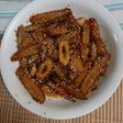 ゴボウとちくわのごま煮
