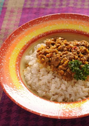 雑穀入りこんにゃく米のドライカレー♪-レシピのメイン写真