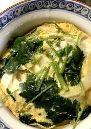 電子レンジでふんわりトロトロ親子丼-レシピのメイン写真