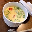 冷やしてもおいしい♪夏野菜の茶碗蒸し