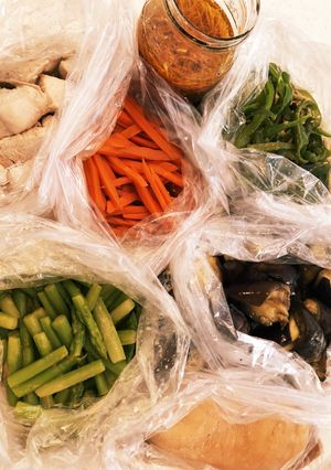糖質オフ作り置きレンちん夏野菜バージョン-レシピのメイン写真