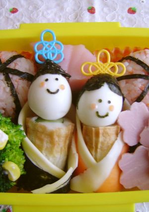 ひなまつりキャラ弁　２００８-レシピのメイン写真