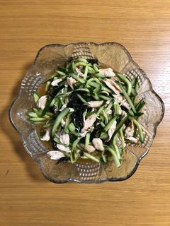 簡単☆きゅうりささみワカメの和え物-レシピのメイン写真