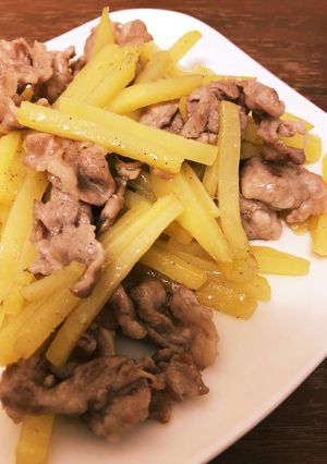 じゃがいもとお肉のおつまみ-レシピのメイン写真