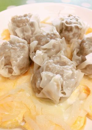 *オープン焼売オムレツ*-レシピのメイン写真