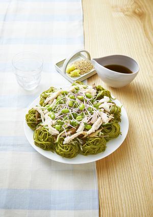 サラダチキンのそばちらし-レシピのメイン写真