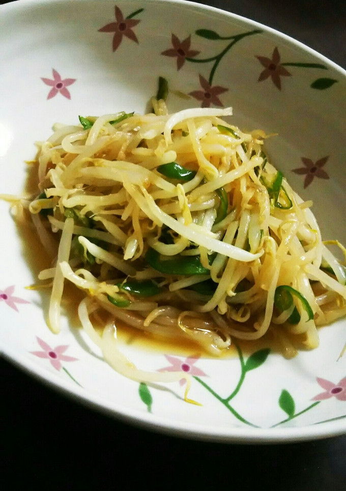 レンジで簡単！モヤシとピーマンの中華和え-レシピのメイン写真