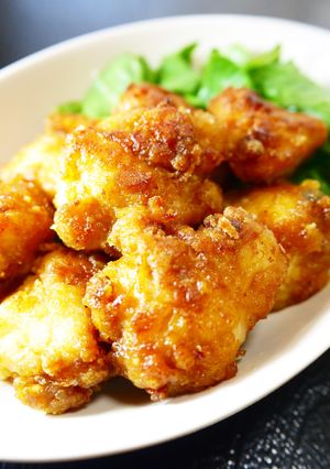 カレーうどんスープで！柔らか鶏胸肉唐揚げ-レシピのメイン写真