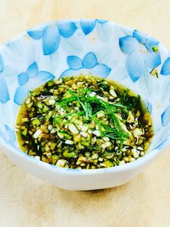うまいドレ 〜和風・食べるドレッシング〜-レシピのメイン写真