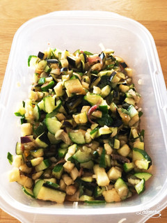 夏野菜 刻んでだし醤油漬け♪-レシピのメイン写真