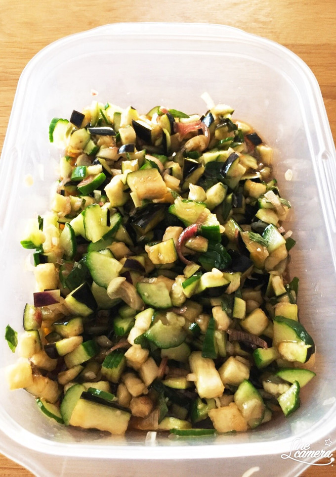 夏野菜 刻んでだし醤油漬け♪-レシピのメイン写真