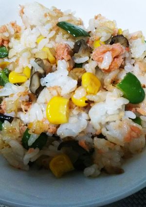 幼児食☆簡単！パパッと！鮭ピラフ-レシピのメイン写真