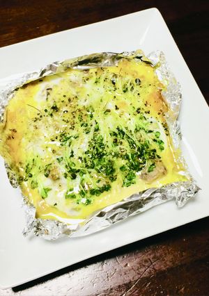 あるもんで。さばたま、カイワレのせ-レシピのメイン写真