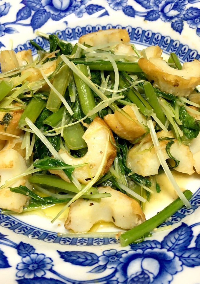 水菜のマヨ炒め-レシピのメイン写真