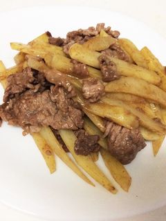牛肉とじゃがいものオイスターソース炒め-レシピのメイン写真