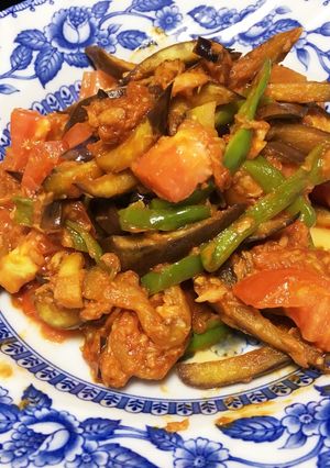 茄子嫌いが作るケチャップ炒め-レシピのメイン写真