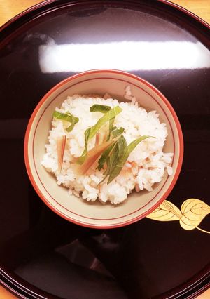 梅干しと茗荷と紫蘇ご飯♡-レシピのメイン写真