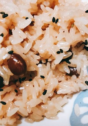 赤飯（蒸し器）-レシピのメイン写真