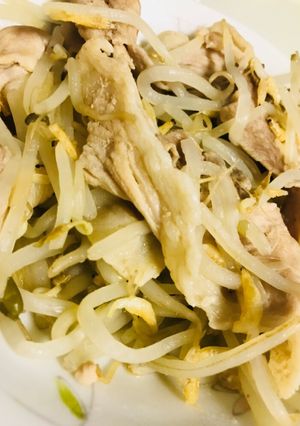 豚肉もやし炒め＊塩味小エビ風味-レシピのメイン写真