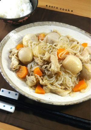 ＊肉じゃが風＊里芋と豚バラの優しい煮物-レシピのメイン写真