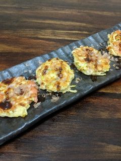 ズッキーニとカニカマのお好み焼き-レシピのメイン写真