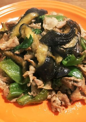 大葉香る豚肉とナスの味噌炒め-レシピのメイン写真