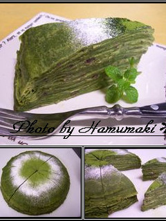 和風がイイねッ☆抹茶ミルクレープ♪-レシピのメイン写真
