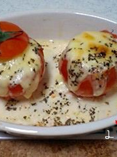 *トマトの豆乳オーブン焼き*-レシピのメイン写真