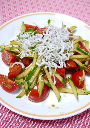 簡単！しらすと夏野菜のイタリアンサラダ-レシピのメイン写真
