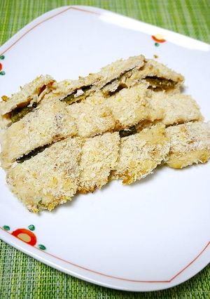 簡単！焼きフライ☆大葉梅マヨの胸肉サンド-レシピのメイン写真