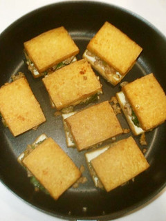 厚揚げの肉味噌焼き♪簡単肉味噌アレンジ-レシピのメイン写真