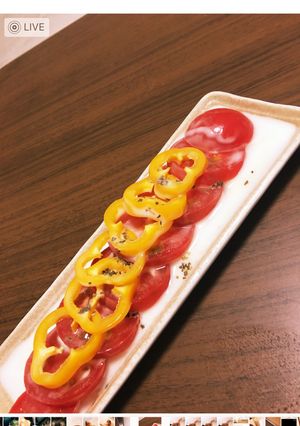 2分で完成♩トマトとパプリカのサラダ-レシピのメイン写真