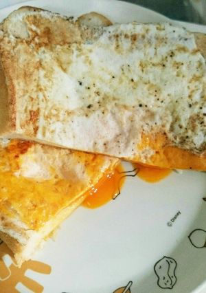 フライパンでなんちゃってクロックマダム-レシピのメイン写真