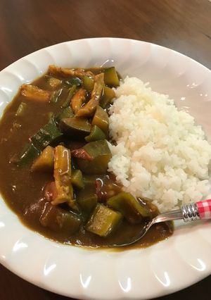夏野菜☆ヘルシーカレーライス-レシピのメイン写真
