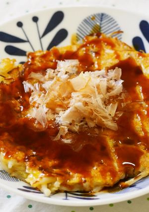 もやしで簡単！もやしお好み焼き♪-レシピのメイン写真