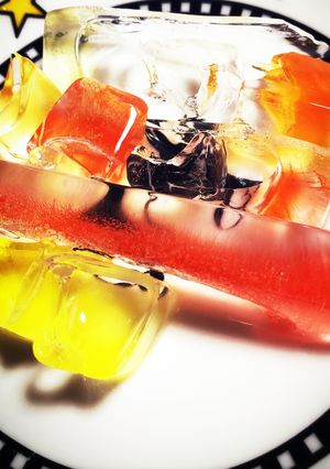 カラフルな氷-レシピのメイン写真