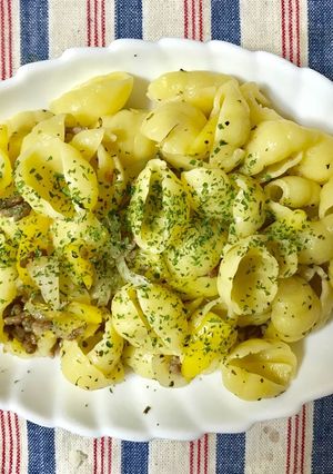 じゃがいもと玉ねぎのシェルパスタ-レシピのメイン写真