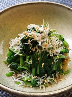 ほうれん草としらすの簡単おひたしナムル風-レシピのメイン写真