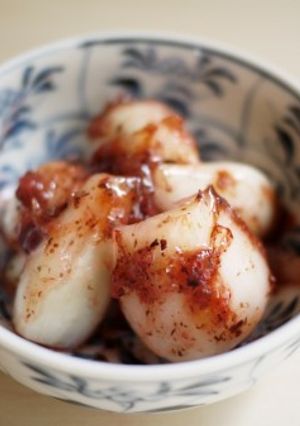 ウバユリのおかか梅肉和え-レシピのメイン写真