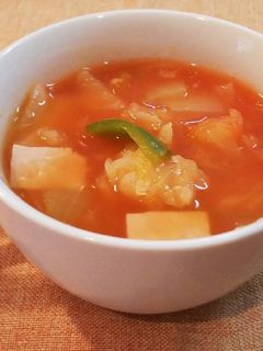 野菜たっぷり簡単★トマトスープ-レシピのメイン写真