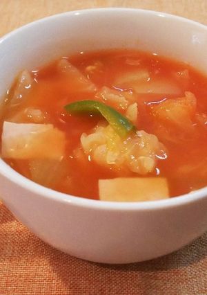 野菜たっぷり簡単★トマトスープ-レシピのメイン写真