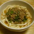 うどんのタンタン麺風(^_^)