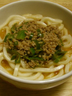 うどんのタンタン麺風(^_^)-レシピのメイン写真