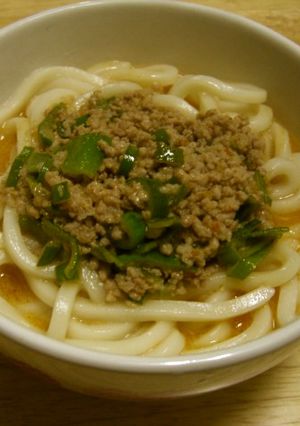 うどんのタンタン麺風(^_^)-レシピのメイン写真