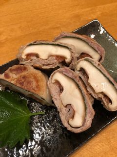 椎茸の豚肉巻き☆梅しそ味☆-レシピのメイン写真