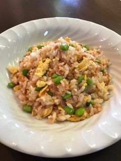 簡単!鮭ほぐしと枝豆のチャーハン-レシピのメイン写真