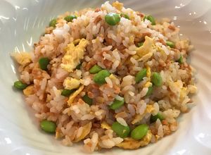 簡単！鮭ほぐしと枝豆のチャーハン-レシピのメイン写真
