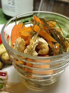 作り置きに★切り昆布と人参と油揚げの煮物-レシピのメイン写真