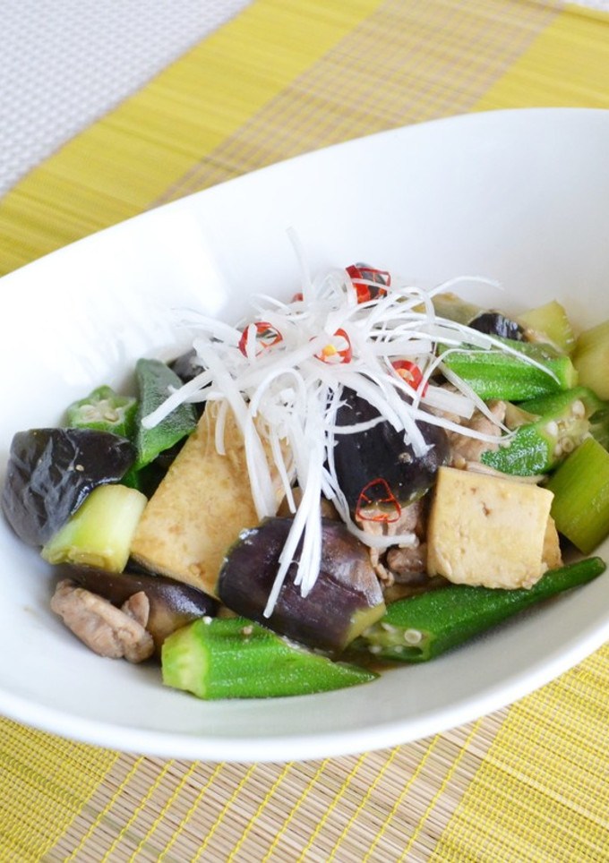 茄子と豆腐のさっぱり炒め煮♪-レシピのメイン写真