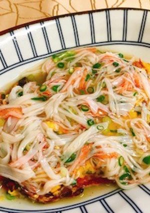 トマト入り中華風オムレツのさっぱり生姜餡-レシピのメイン写真